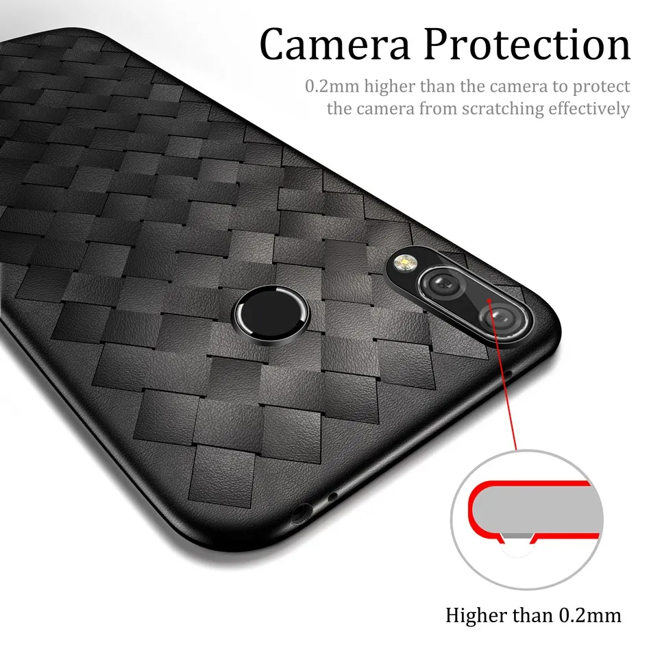 Роскошный Ультратонкий Мягкий силиконовый чехол из ТПУ для Huawei Honor 8X 8C