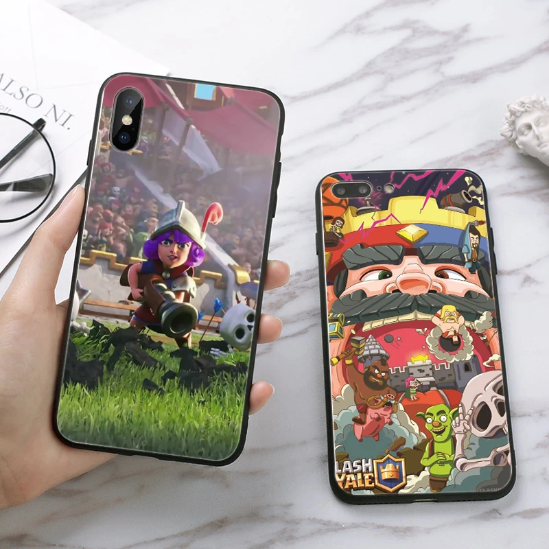 43F Clash DIY роскошный высококачественный силиконовый чехол для iPhone 5 5S SE 2020 6 6S 7 8 Plus X XS