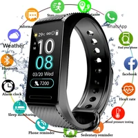 smart fitness bracelet blood pressure measurement fitness tracker heart rate monitor waterproof smart band watch for women men