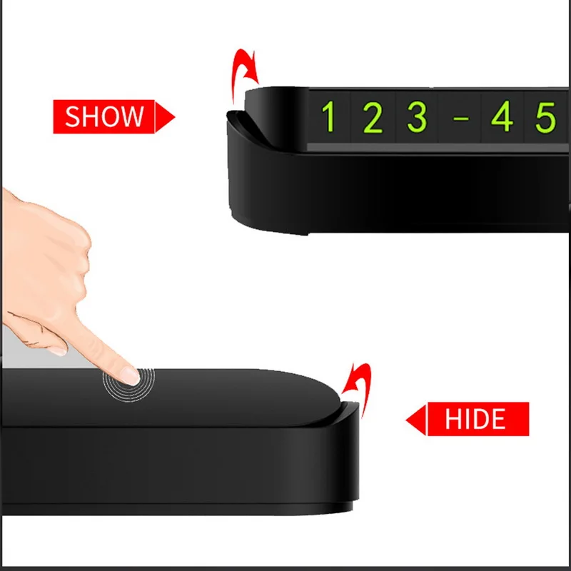 Автомобильная парковочная карточка с номером телефона для mazda 6 atenza vw golf r mk7 polo gti