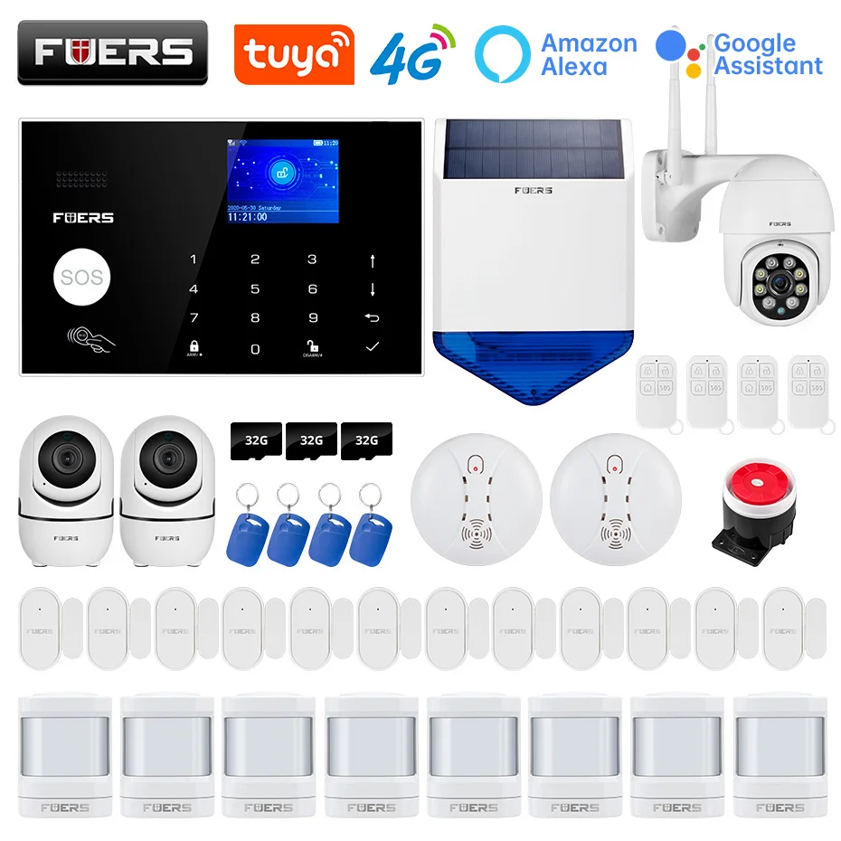 Смарт-датчик движения FUERS Wi-Fi 4G | Безопасность и защита