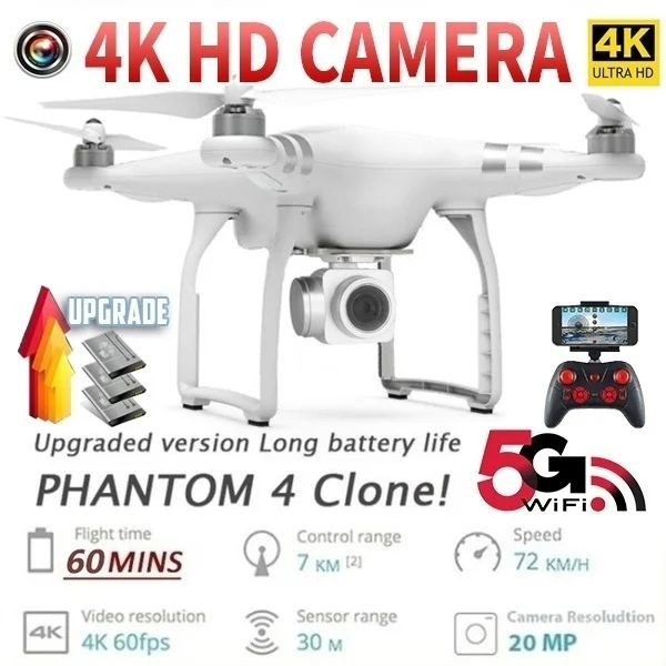 Радиоуправляемый квадрокоптер 1080P 720P Wi Fi FPV в режиме реального времени Карманный