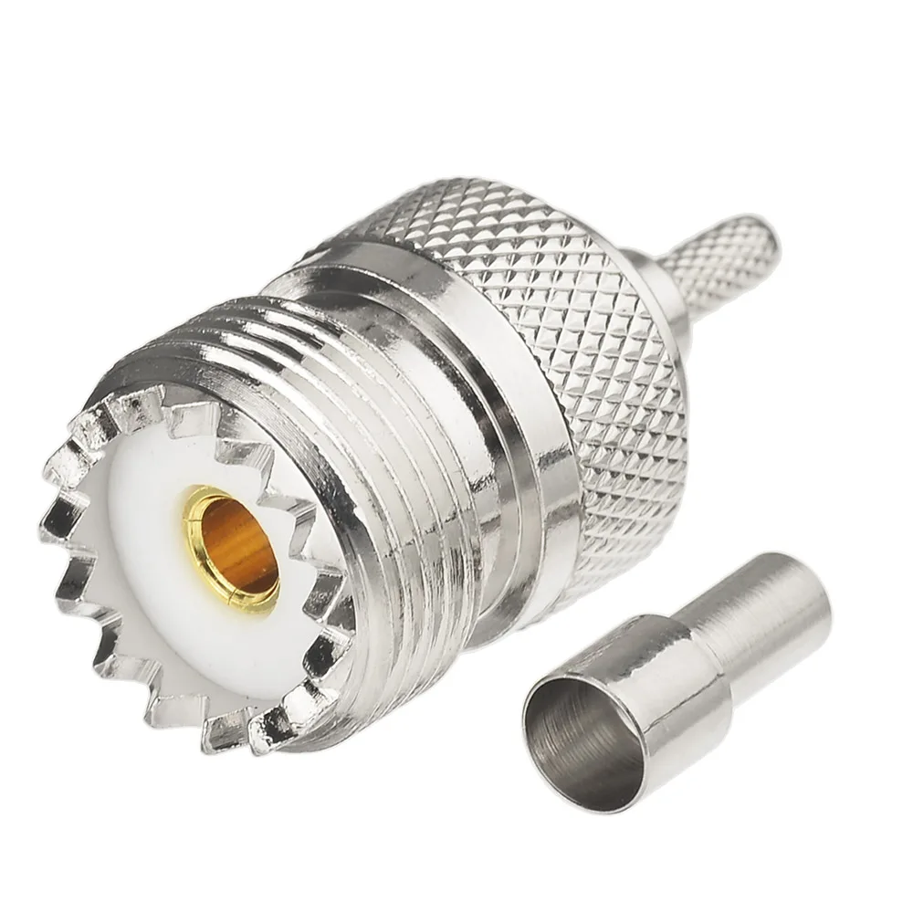 Аксессуары 2 шт. разъем UHF/SO239 Женский коаксиальный радиочастотный соединитель