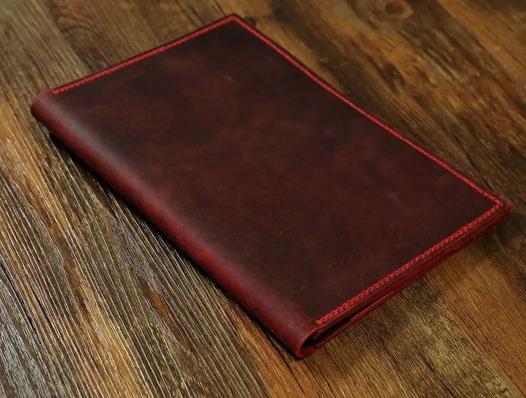 Индивидуальный бордовый А5 Дорожный Кожаный Чехол Органайзер/А5 Moleskine кожаный чехол для записной книжки Портфель ipad mini