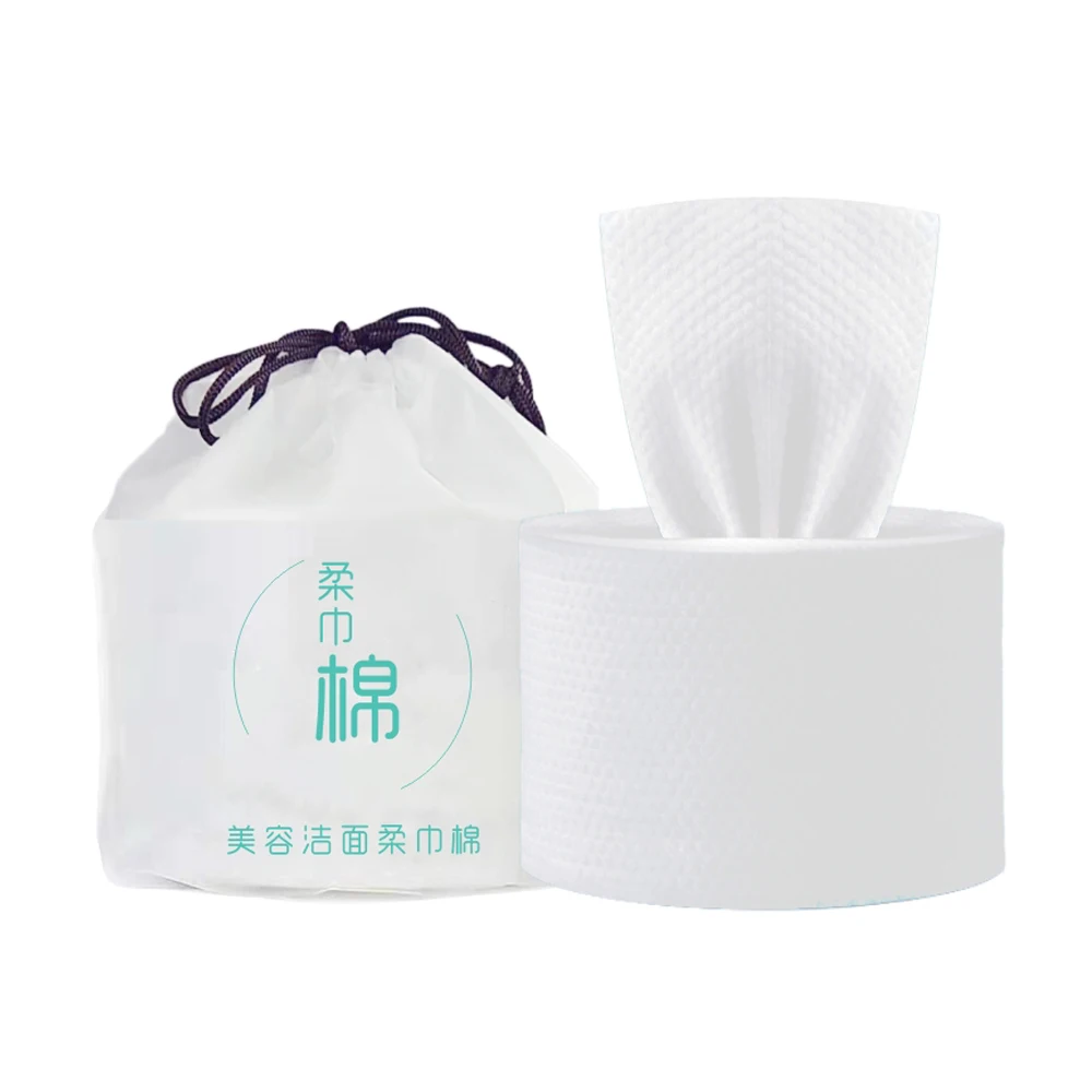 Одноразовое полотенце для лица из чистого хлопка косметика и снятие макияжа