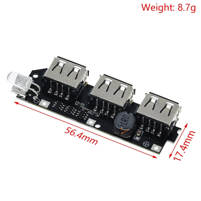 GREAT IT 5V 2.1A 3 USB зарядное устройство для аккумулятора печатная плата модуля