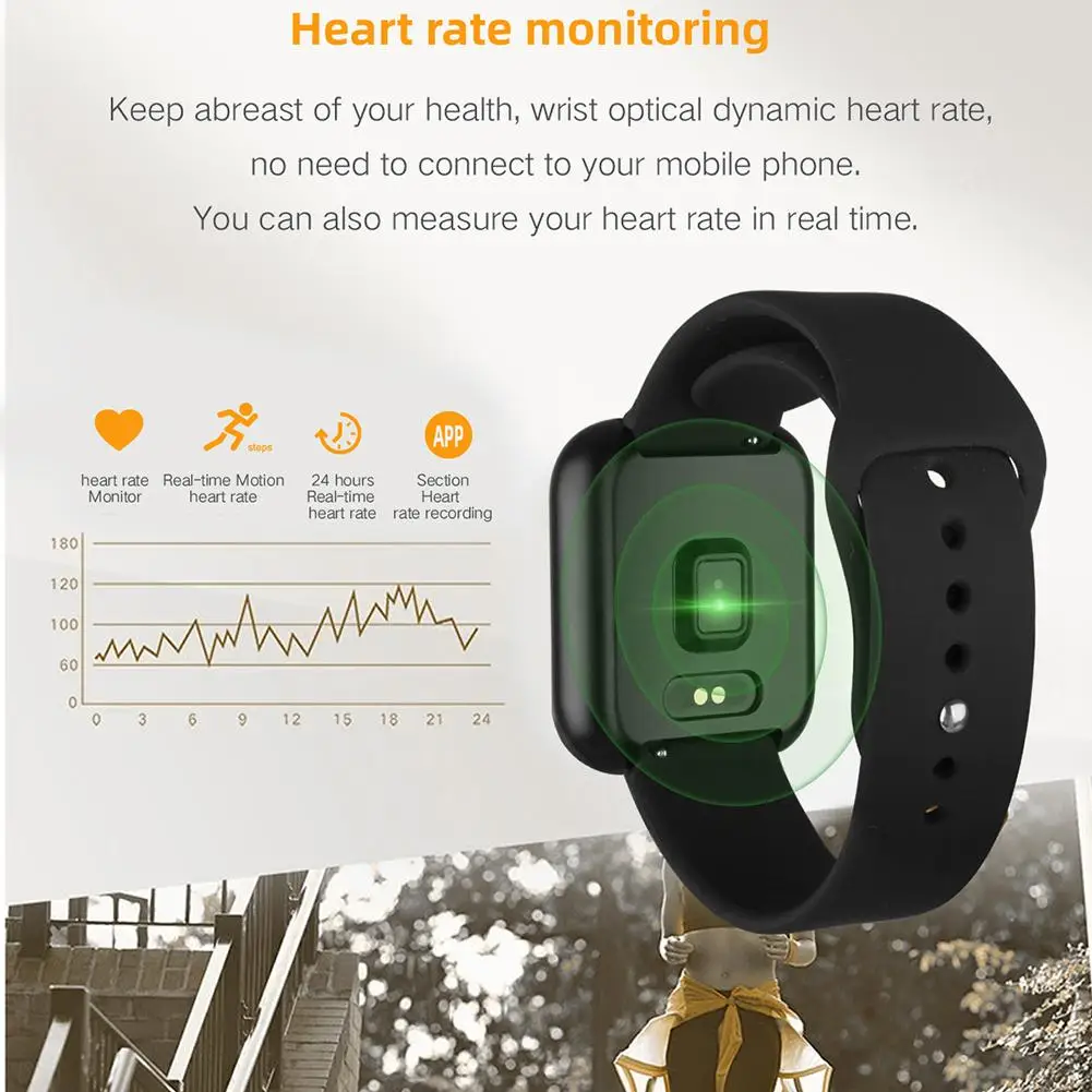 

Health Bracelet Heart Rate Blood Pressure Smart Band Fitness Tracker Sport Smartband Wristband For Ios Android