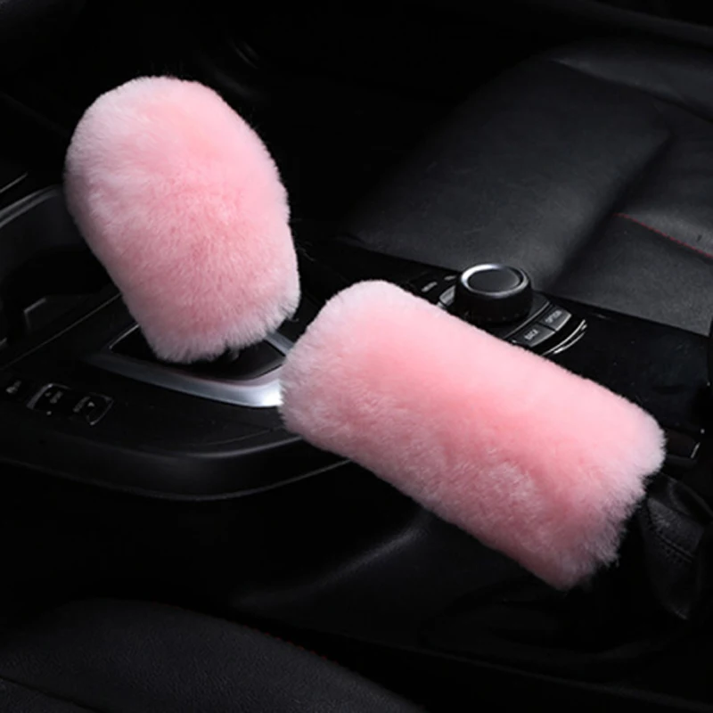 Автомобильная плюшевая крышка шестерни ручного тормоза для Kia Rio K2 K3 K5 K4 Cerato Soul Forte