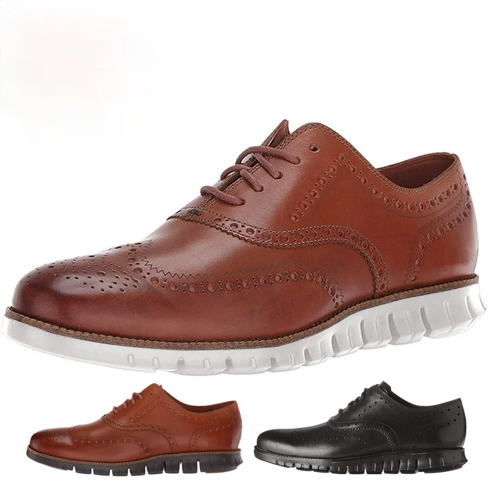 

Leather Casual Shoes Men Spring Autumn Fashion Oxford Shoes Male Adult Business Comfort Non-slip Formal Mens Oxford