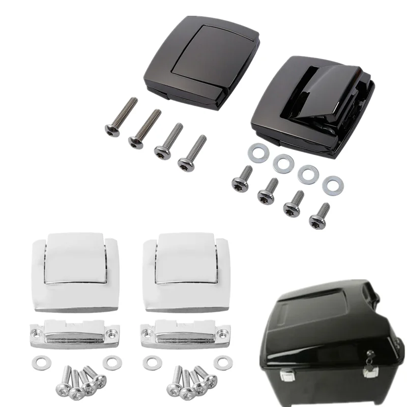 Motorcycle Pack Trunk Latch Body For Harley Tour Pak Touring Road King Classic Electra Glide Ultra Razor FLHX FLTR 1980-2013 12