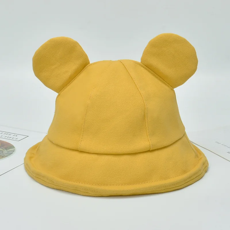 

Outdoor Beanies Kids Corduroy Cotton Cat Ear Hats Thick Warm Caps Baby Girls Boys Bucket Sun Hat Autumn Winter Cute Children