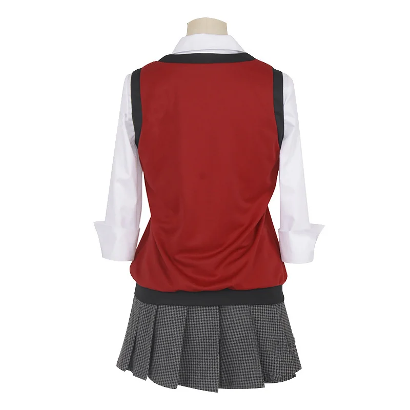 Костюм для косплея мидари из аниме Kakegurui Ikishima Midari рубашка жилет юбка JK Униформа с
