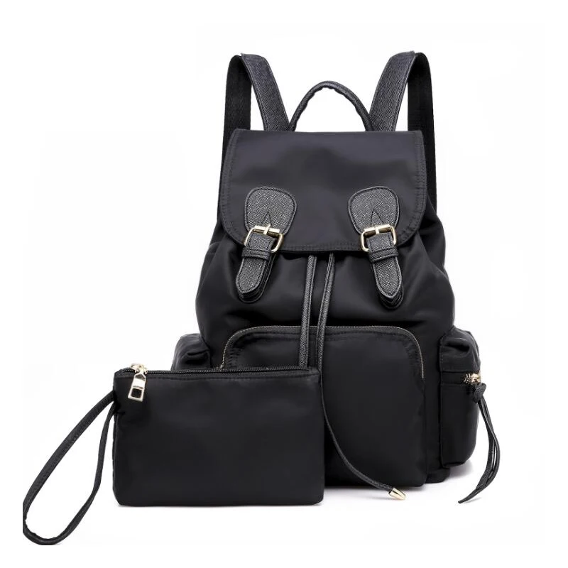 

Fashion men and women school bag waterproof nylon large capacity backpack
