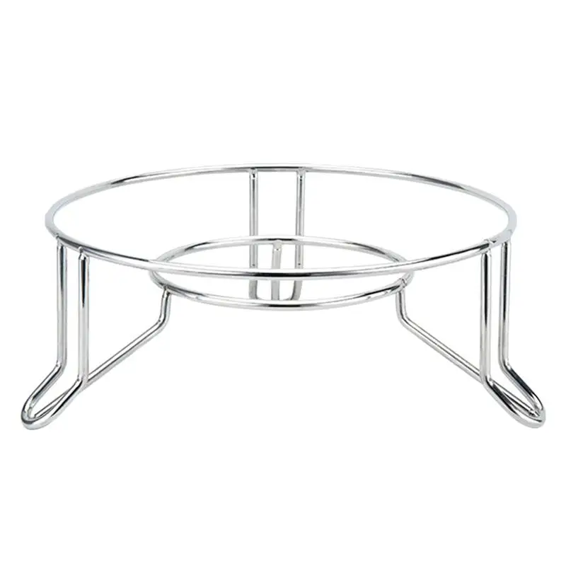 

1Pc Stainless Steel Steamer Pot Rack Tall Trivet Rack Stand Heat-proof Pot Rack