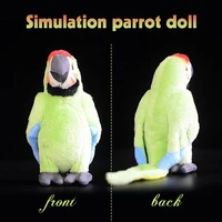 18cm small lifelike cockatiel plush toys real life soft parrot birds stuffed dolls animals toy home garden decor ornament gifts