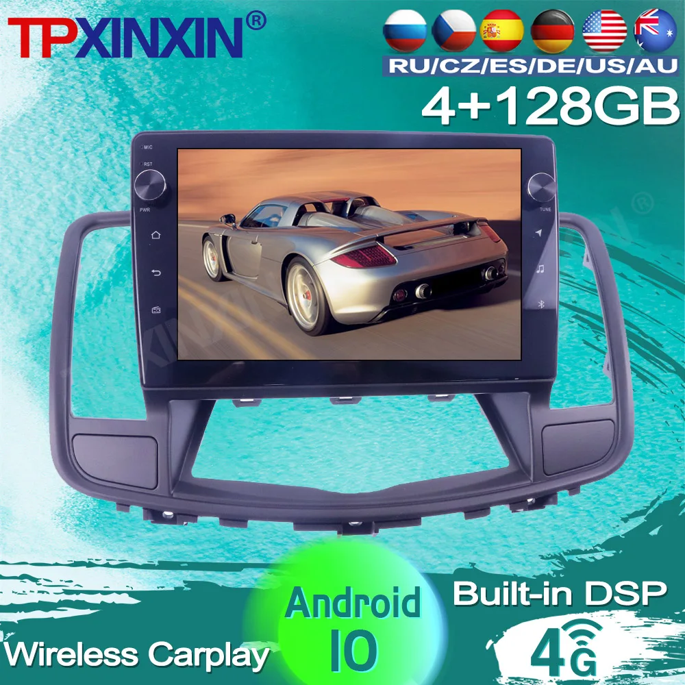 

128G For Nissan Teana 2008 2009 2010 2011 - 2013 Android Car Radio Multimedia video player GPS Navigation Vioce Control Screen