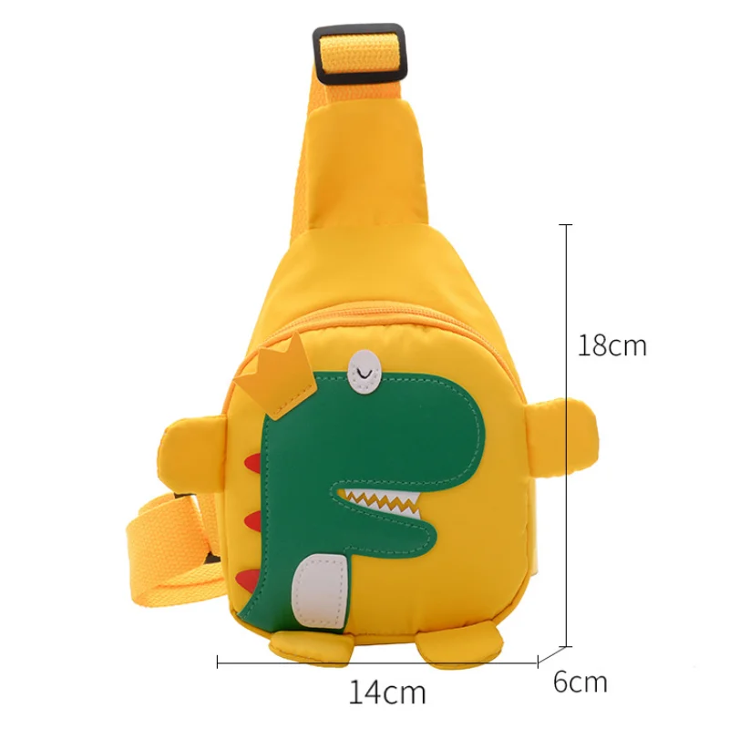 

Fashion Children's Bags Boys Messenger Interesting Dinosaur Chest Bag Cute Bags for Girls Trend Outdoor Travel Backpack