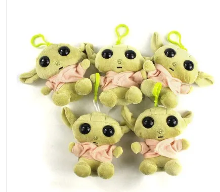 10 см 5 шт./лот мастер плюшевый йода Подвески брелки куклы игрушки для детей