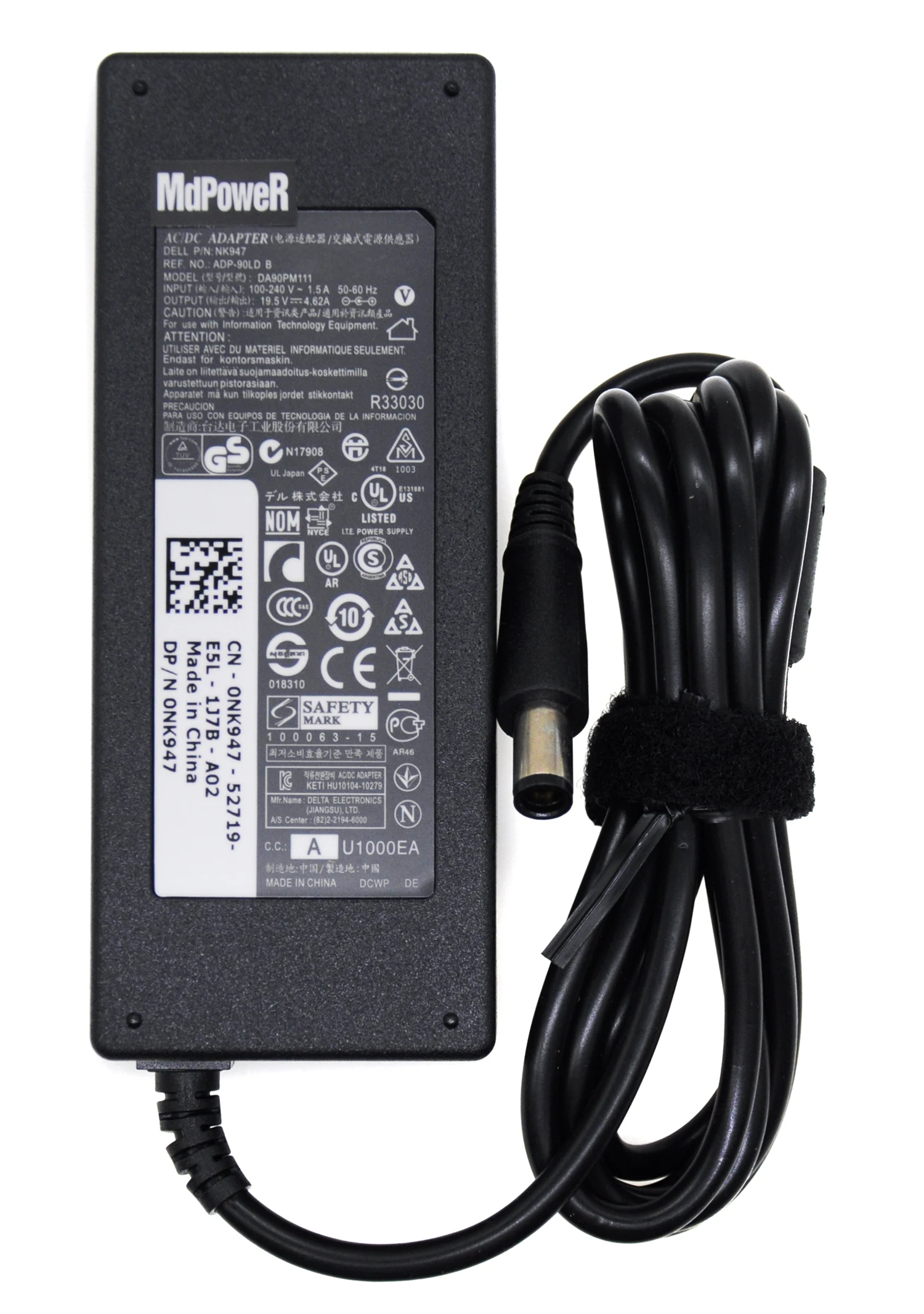 

Original 19.5V 4.62A 90W For DELL 14R EA90PM111 FA90PE1-00 HA90PE1-00 LA90PE1-01 LA90PM111 laptop supply AC adapter charger