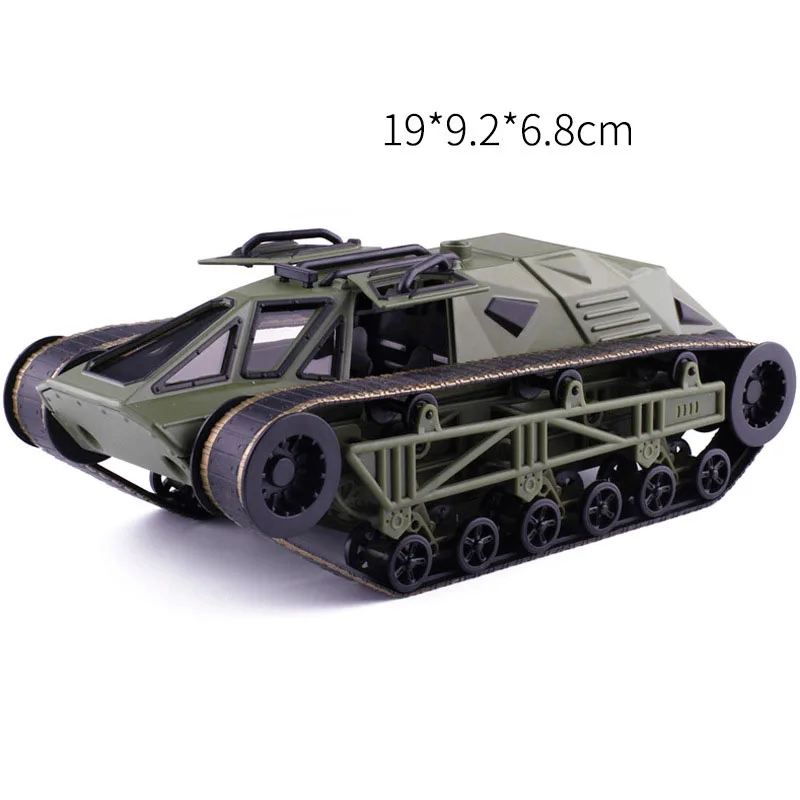 1:24 весы гусеничный Танк из сплава игрушечные машины литые под давлением