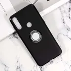 Чехол-накладка для Vodafone Smart V11, силиконовый, с кольцом-держателем