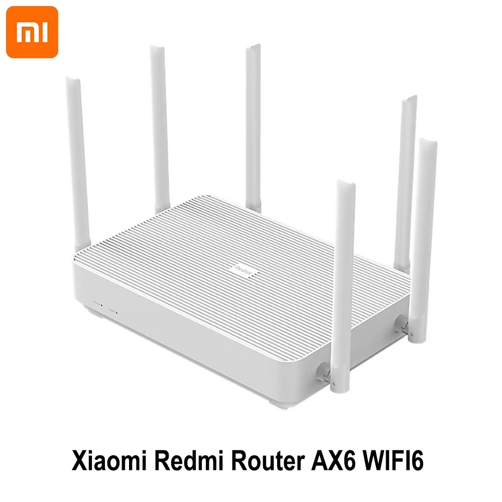Xiaomi Redmi роутер AX6 с двумя диапазонами 2 4G/5 0G WiFi 6 антенн поддержка 248 Макс