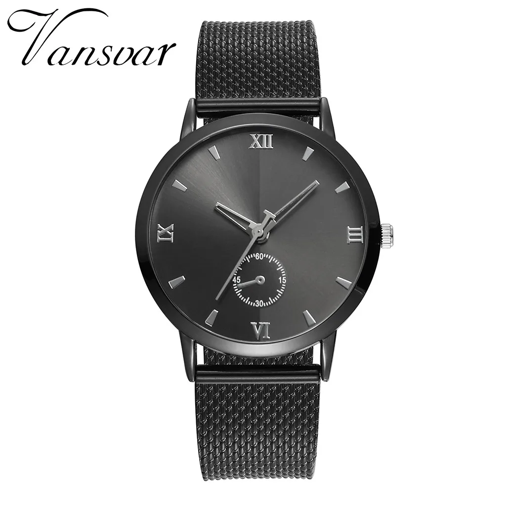 Часы Vansvar женские кварцевые пластмассовые кожаные аналоговые звездное небо