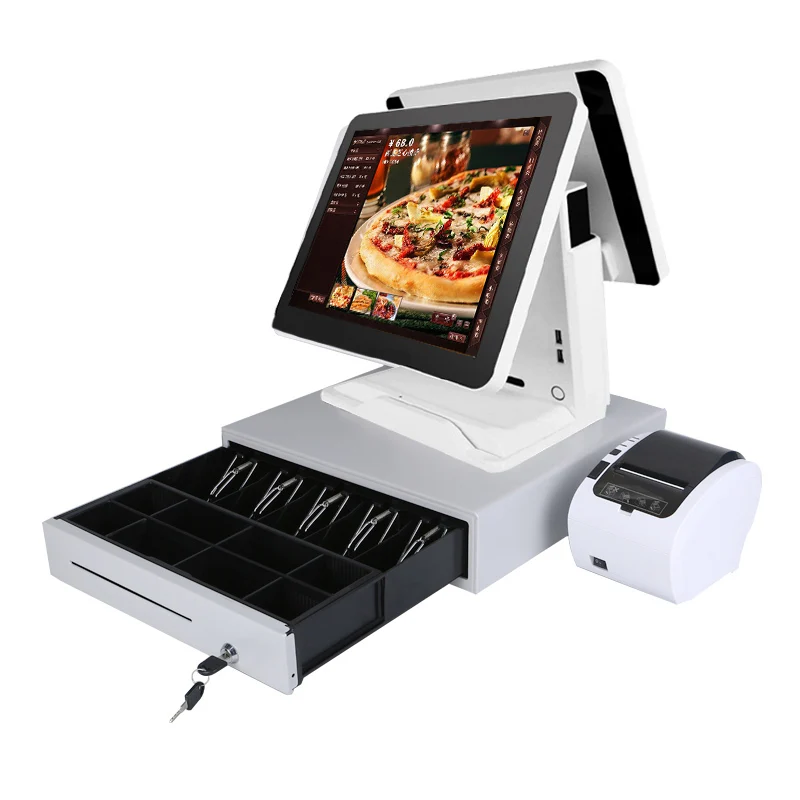 Cheap 15 inch touch screen cashier register POS All In One Point Of Sale tablet pos system for supermarket | Компьютеры и офис