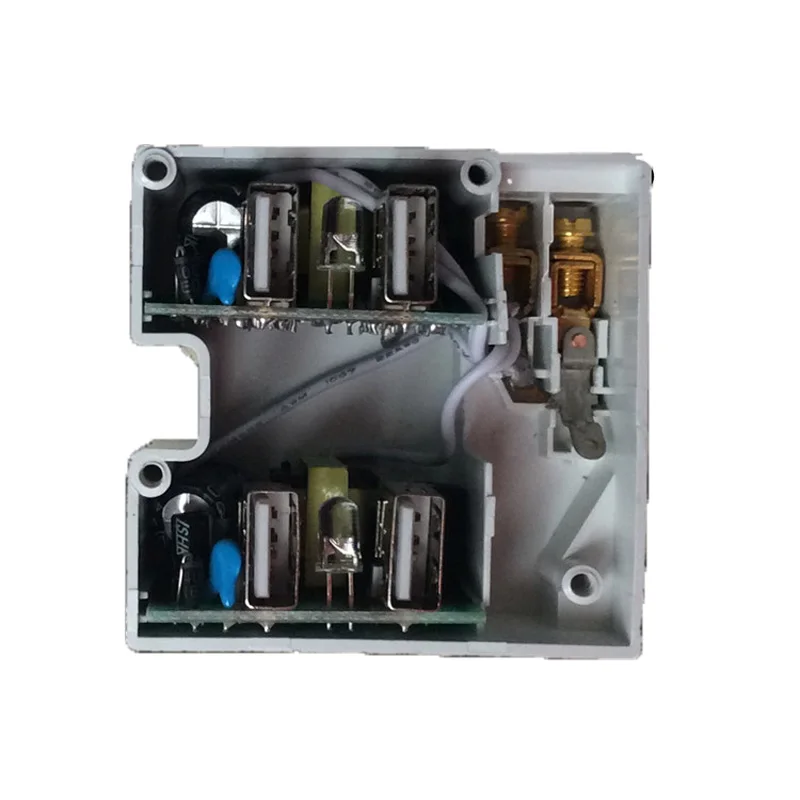 Новинка настенное зарядное устройство с 4 USB портами и выключателем для iphone Samsung HTC