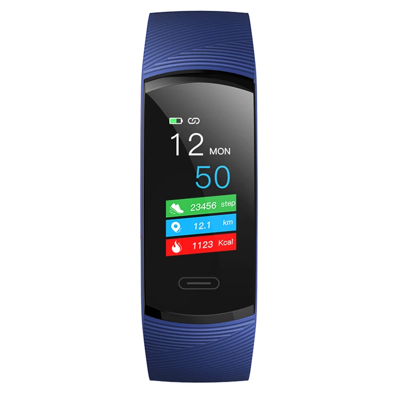 

MK1 Smart Bracelet IP67 Waterproof Pedometer Fitness Tracker Heart Rate Blood Pressure Band Activity Tracker Health Wristband