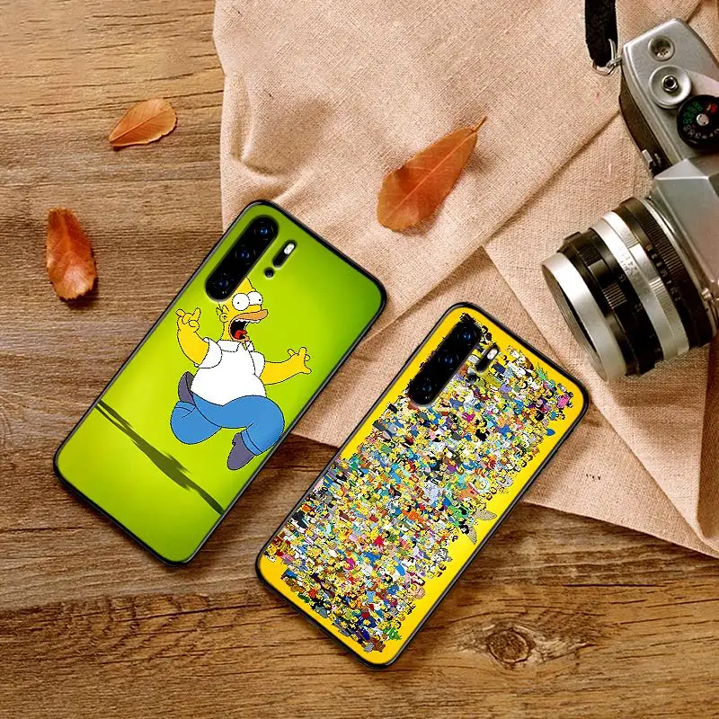 Забавные Симпсоны Мягкий силикон для huawei P30 Lite Pro P Smart 2016 2019 P8 P9 P10 P20 TPU | Мобильные