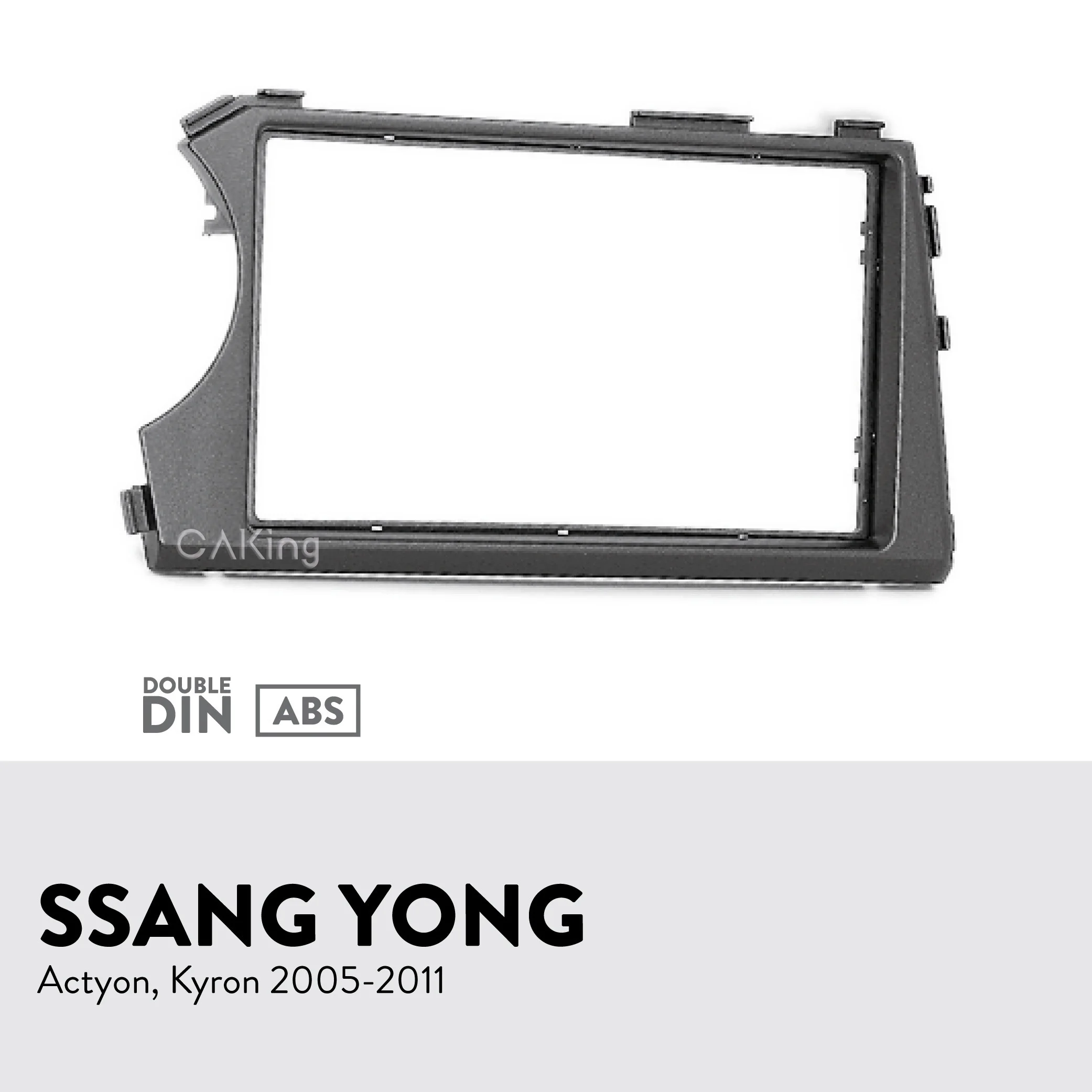 Автомобильная радиопанель Fascia Для SSANGYONG Actyon Kyron 2005 2011 (левое колесо) комплект