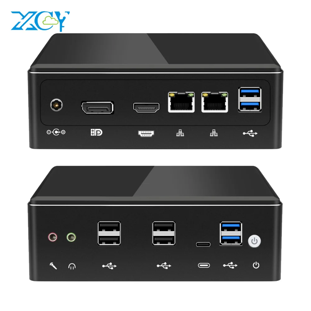 

8th 10th Gen Mini PC Quad Core Inte i3 i5 i7 8550U 10510U 2 * DDR4 M.2 Nvme Nuc Pocket Computer Win10 Linux USB Type-C 4KUHD DP