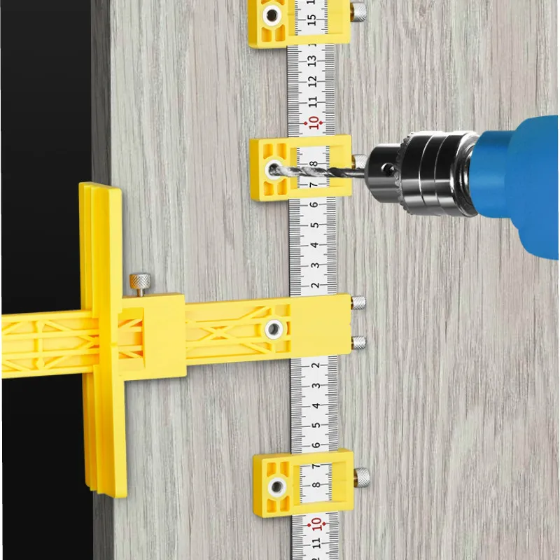 Drill Guide Sleeve Cabinet Hardware Jig Drawer Pull Wood Drilling Dowelling Hole Furniture Punching Tools | Обустройство дома