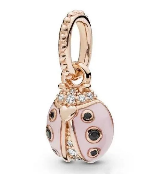 Аутентичные 925 стерлингового серебра Роза канат Heart &amp Якорь ЛЮБВИ кулон Шарм