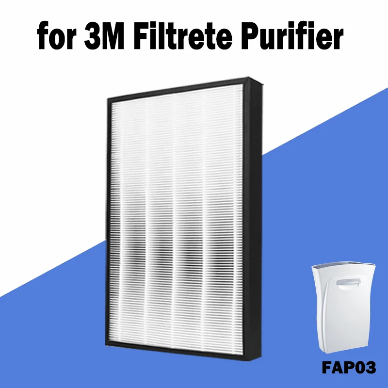 

Air Purifier H13 Hepa Filter 545*298*19mm for 3M Filtrete FAP03 Filter PM2.5 Odor Air Cleaner