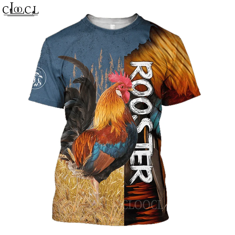 CLOOCL новейшая популярная одежда с животными петухом для мужчин и женщин 3D принт