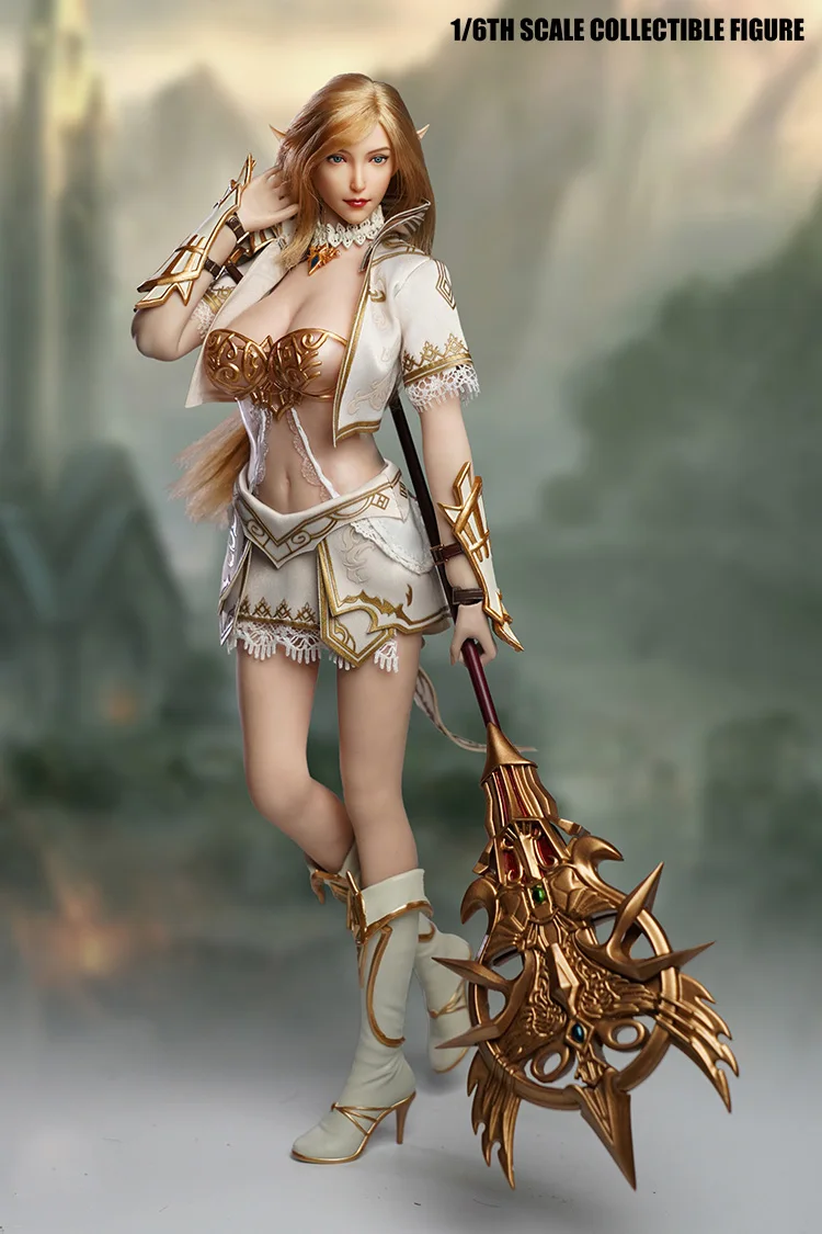 1/6 Scale Action Figure doll Metal Skeleton Seamless Body Female Warrior Elf Queen Model 12" Collectible Plastic Figures No Box | Игрушки