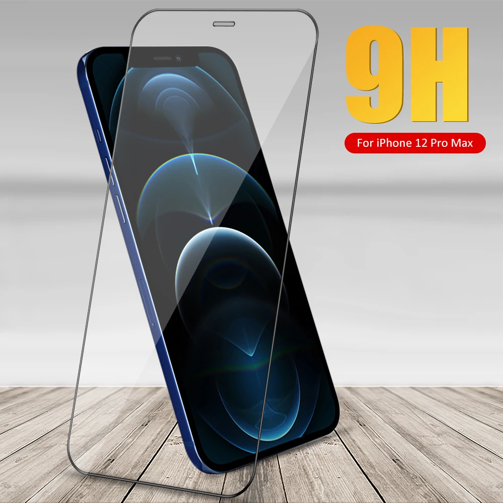 

Full Cover Tempered Glass For iPhone 7 8 6 Plus XS Max XR X 11 12 14 Pro Max SE 2020 Screen Protector 10H Protective Glass Film