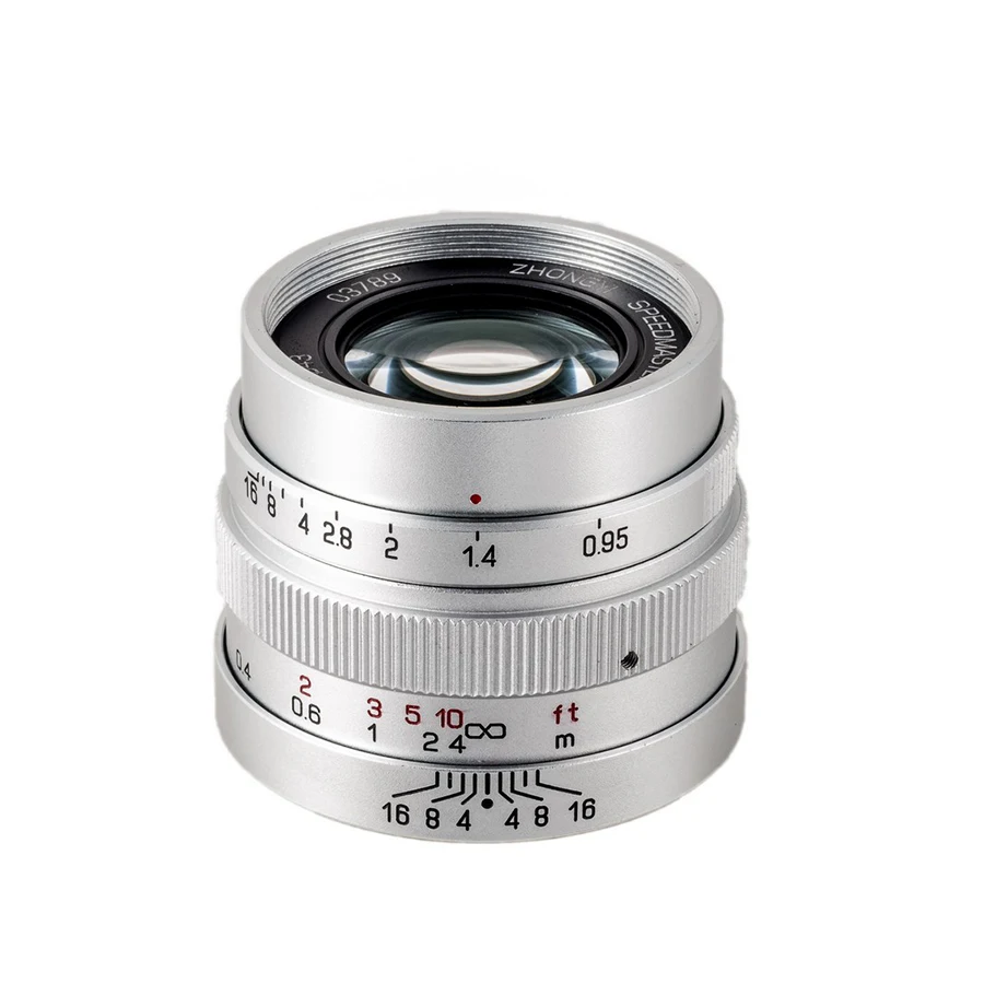 Объектив с диафрагмой Zhongyi Mitakon Speedmaster 25 мм f0.95 ручной фокус для камер Lumix Olympus Panasonic