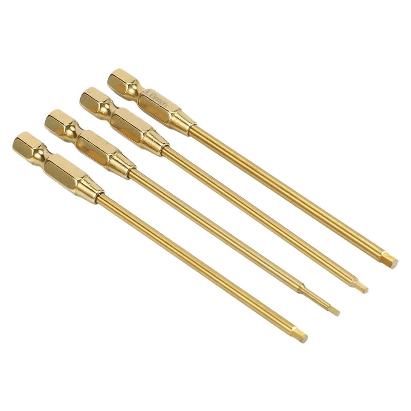 

Titanium Quick Change Hex Key Hex Wrenches Screwdrivers Tools Kit 1.5, 2, 2.5 & 3mm RC Model Mini Hand Tool