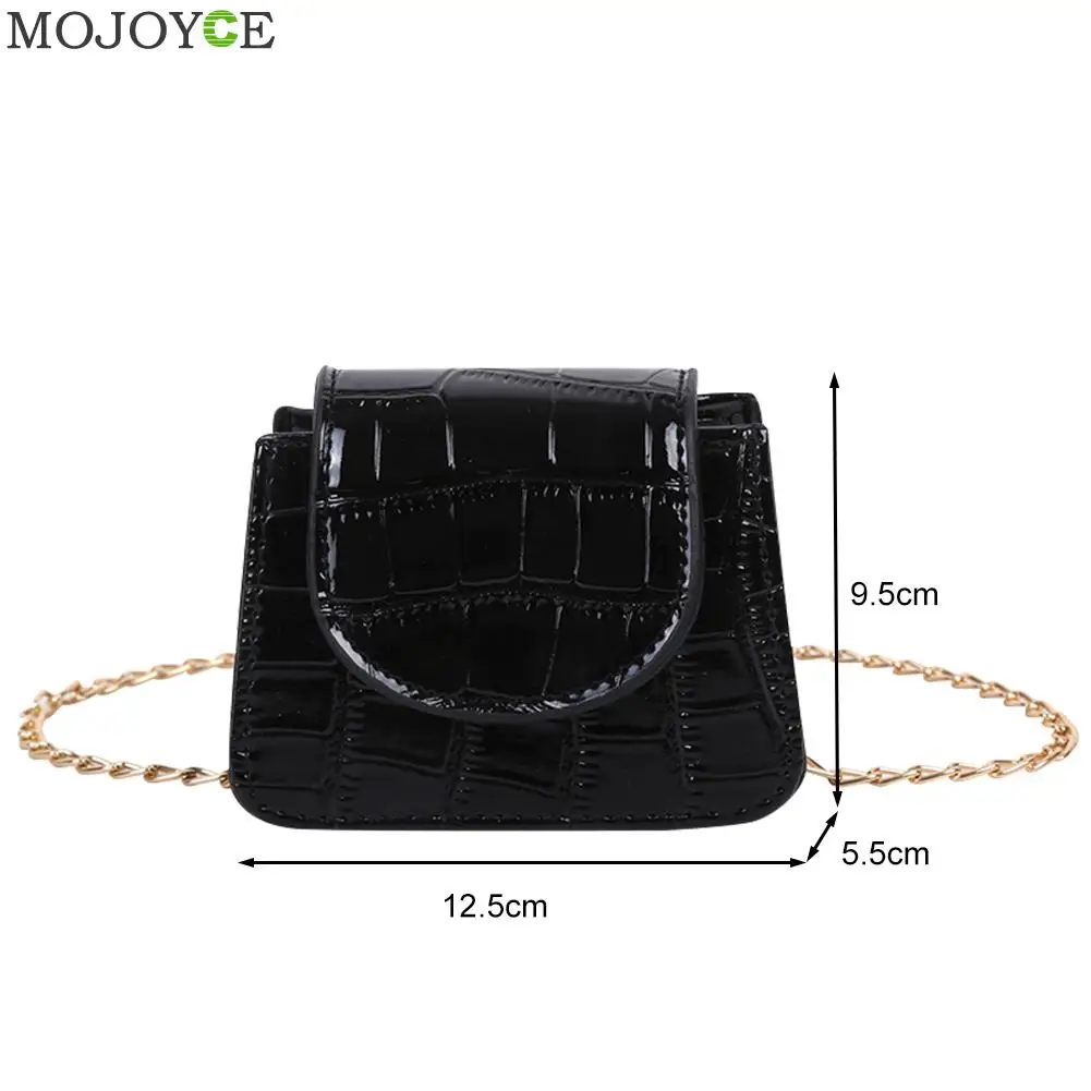 Миниатюрные милые сумки через плечо из искусственной кожи для женщин квадратный