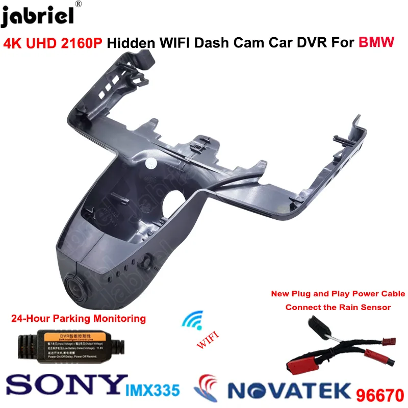 

4K Dash Cam Wifi Car DVR Camera Recorder For BMW X5 G05 for BMW X3 G01 for BMW X7 G07 For BMW 3 G20 G21 2018 2019 2020 2021 2022