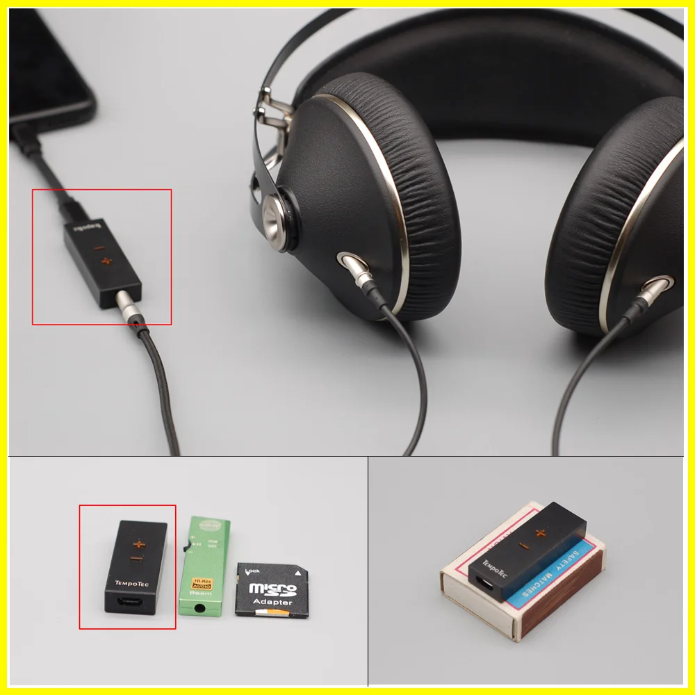 TempoTec SONATA HD PRO TYPE C до 3,5 мм DSD256 для Android и iPhone усилитель для наушников адаптер ЦАП