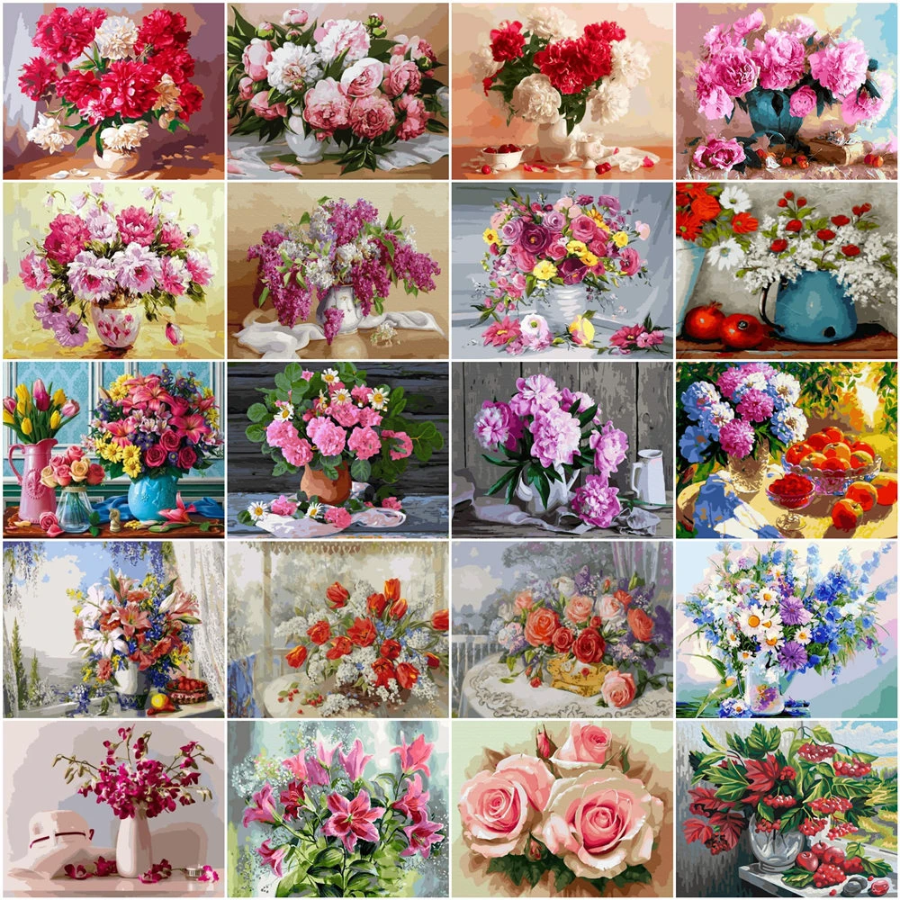 Набор для рисования по номерам HUACAN комплекты украшение дома | Дом и сад