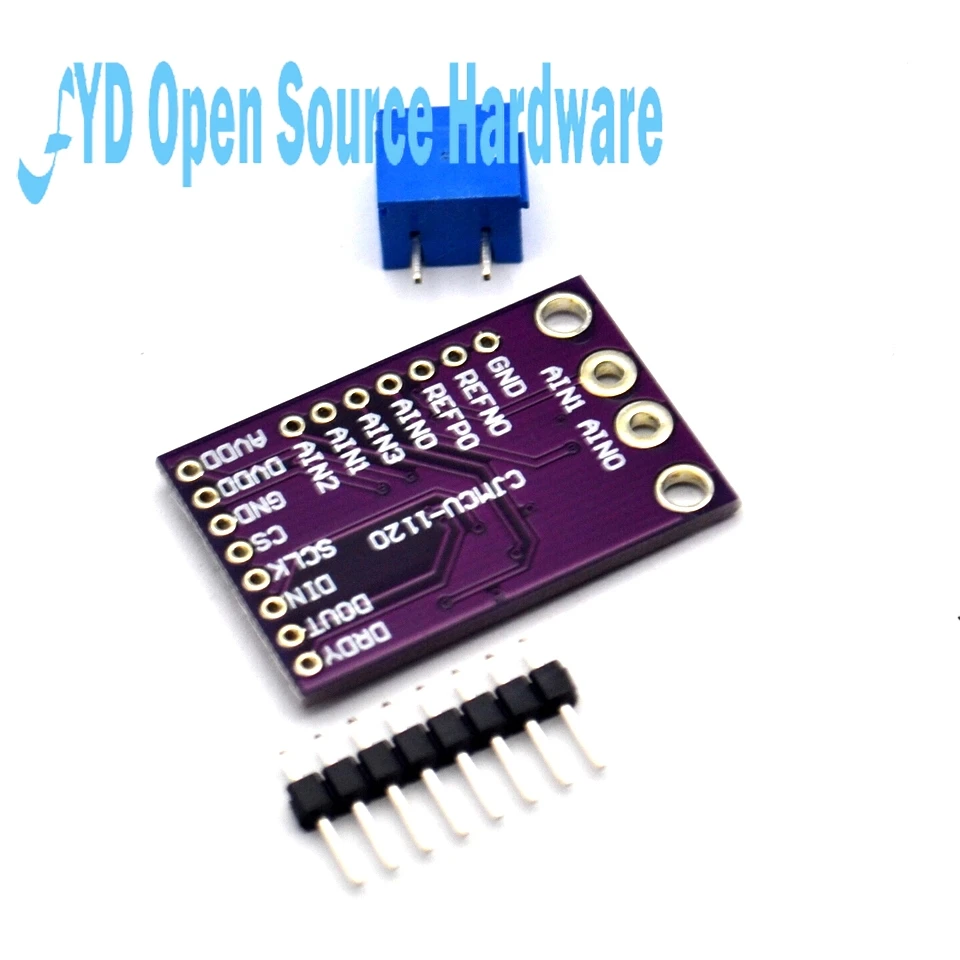 1pcs MCU-1120 Type K Thermocouple Module ADS1120 High Precision 16-Bit Analog-to-Digital Converter ADC | Электронные компоненты