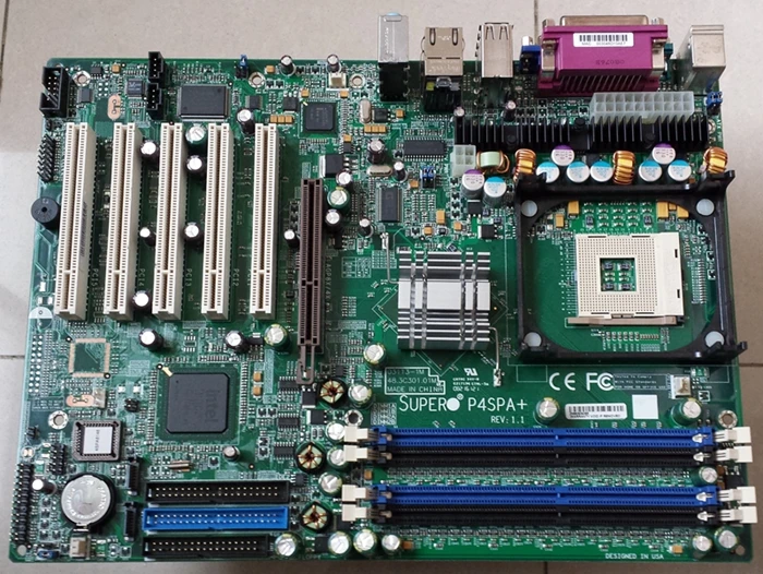 P4SPA + REV: 1,1 промышленное управление/основная плата рабочей станции