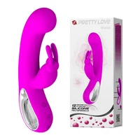 g spot rabbit ear dildo vibrator mlsice rechargeable clitoris vagina clit stimulator vibe adult sex toy w pull ring for women