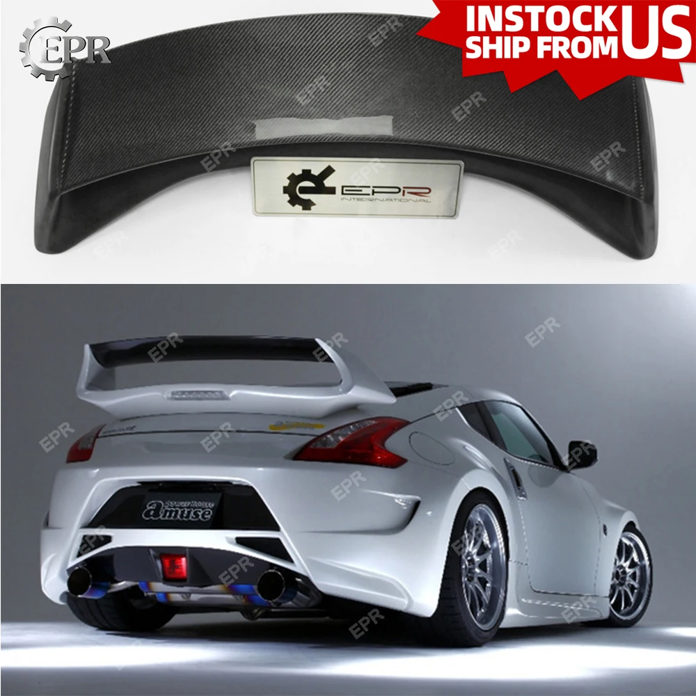 ФАП + спойлер для багажника из углеродного волокна Nissan 370Z Z34 AM Style комплект тюнинга