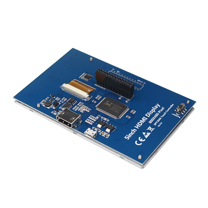 Raspberry Pi 4 Model B 5-дюймовый модуль ЖК-дисплея TFT-экран HDMI 800x480 с сенсорным экраном для